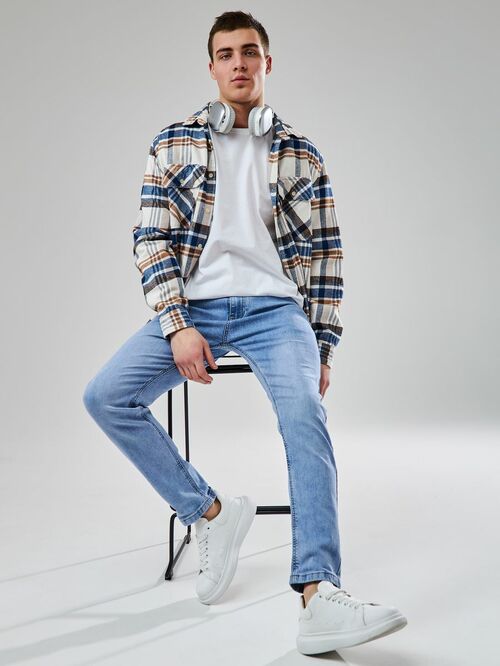 Джинсы VICO JEANS Джинсы зауженные комфортная посадка (фото, вид 6)