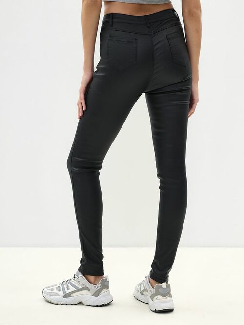 Джинсы VICO JEANS Брюки женские кожаные с флисом (фото, вид 14)